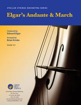 Elgar's Andante and March Orchestra sheet music cover